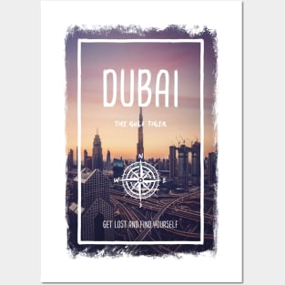 Dubai, United Arab Emirates, the gulf tiger city Posters and Art